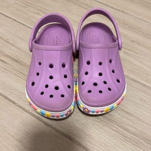 Crocs toddler size 10 bayaband charm